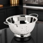 Tésztaszűrő, 24×14 cm, rozsdamentes