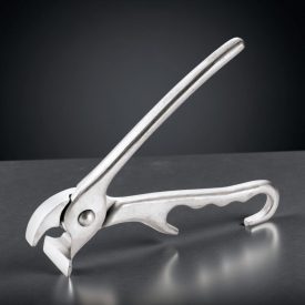 Pizzaforma fogó csipesz, 20 cm, alumínium