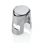 Pezsgősüveg-lezáró, 3 cm, króm