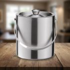 Jégvödör, duplafalú, 2,5 l, rozsdamentes