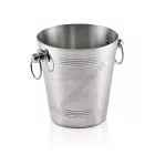 Pezsgősvödör, 3,7 l, 19×20 cm, alumínium