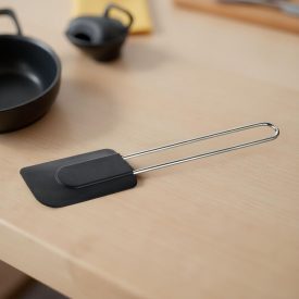 Spatula, fekete, 28 cm, szilikon
