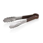 Csipesz, univerzális, 24 cm, barna (földes áru), (HACCP)