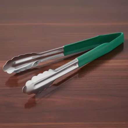 Csipesz, univerzális, 24 cm, zöld (zöldség), (HACCP)