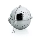 Fűszerlabda, rizsfőző golyó, 14 cm, rozsdamentes