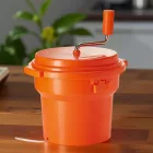 Salátacentrifuga, 27 liter, narancssárga, műanyag