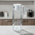 Kancsó műanyag tetővel, 1 liter, üveg