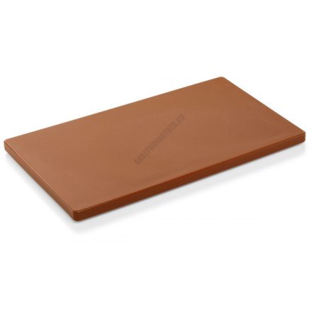 Vágólap, 53×32,5×2 cm (GN 1/1), barna, 6 gumitalpacskával