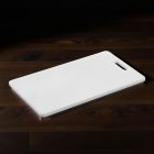 Vágólap fülkivágással, 40×25×1,2 cm, fehér, polipropilén