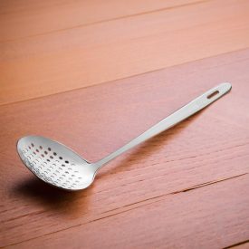 Szűrőkanál, 11x32,5 cm, Büfé 187, rozsdamentes