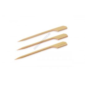 Szendvicstű, 12 cm, bambusz, 100 db/csomag