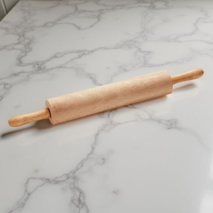 Nyújtófa csapágyas nyéllel, hasznos felület: 38 cm, átmérő: 7 cm