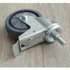 Kerék Cargo zsúrkocsihoz, fékezhető, 10 mm-es menetes szár