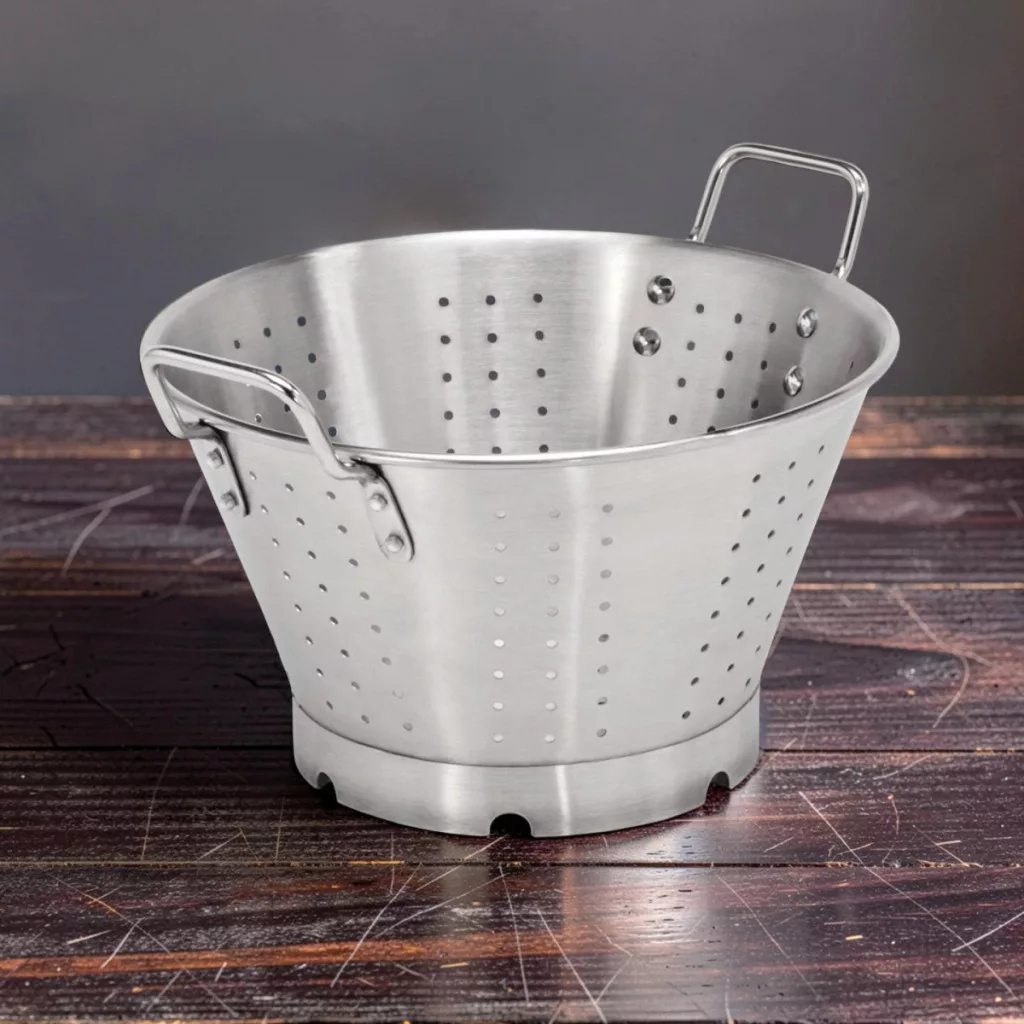 Szűrődézsa, talpas szűrő,  45 cm, rozsdamentes
