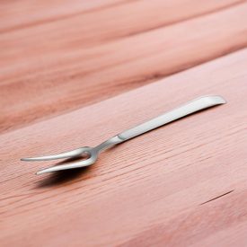 Chafingvilla-szervírozóvilla, 10,5x31 cm, rozsdamentes