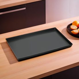 Pizzasütő tálca, pizzaforma 50×35×3 cm, kékvas