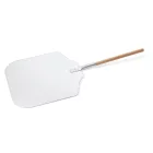 Pizzalapát fanyéllel, 91 cm, lapátfej: 45×40 cm, alumínium
