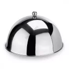 Tányérfedő, cloche, 26×15 cm, rozsdamentes