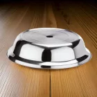 Tányérfedő, cloche, 27×6 cm, rozsdamentes