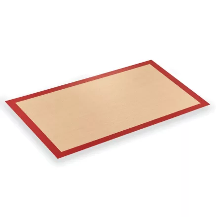 Üvegszálas sütőlap, szilikon, GN 1/1, 52×31,5 cm, perforált