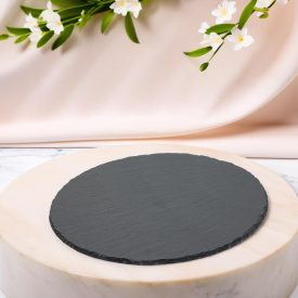 Pala kínálótál, kerek, 38 cm, 6 mm vastag