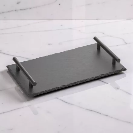 Pala kínálótál fogantyúkkal, GN 1/2, 32,5×26,5 cm, 5 mm vastag