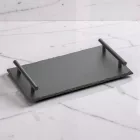 Pala kínálótál fogantyúkkal, GN 1/3, 32,5×17,5 cm, 5 mm vastag