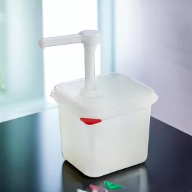 Pumpás mártás-, szószadagoló 2,6 liter GN 1/6 150 mm