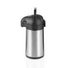 Termosz, pumpás, 3 liter, 40 cm magas, rozsdamentes