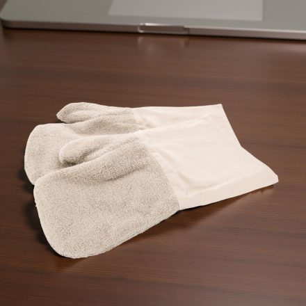 Sütőkesztyű-pár, pamut, 40 cm, hőálló 350 °C-ig