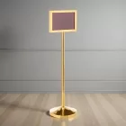 Információs tábla, 120 cm, arany színű