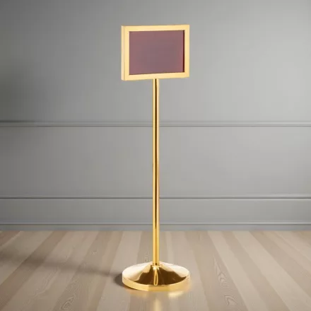 Információs tábla, 120 cm, arany színű