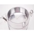Ételszállító edény, 3×600 ml, duplafalú rozsdamentes