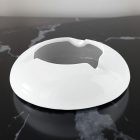 Szélfogós hamutartó, 12,5×4,5 cm, porcelán