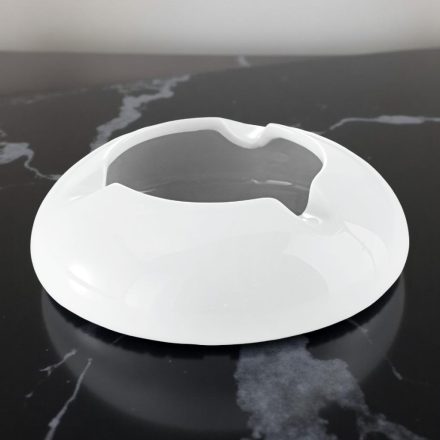 Szélfogós hamutartó, 12,5×4,5 cm, porcelán