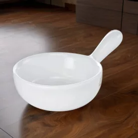 Szószos kínáló nyéllel, 30 ml, porcelán