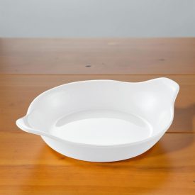 Sütőtál, 21 cm, kerek, porcelán