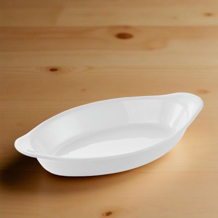 Sütőtál, 25×13×3,5 cm, ovális, porcelán