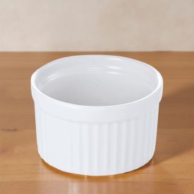 Ramekin szufléforma, 7×4 cm, porcelán, sorolható