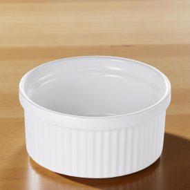 Ramekin szufléforma, 9×4,5 cm, porcelán, sorolható