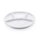 Porcelántál, 4 részre osztott, 25 cm
