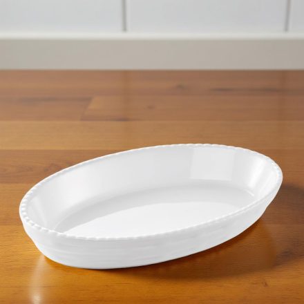 Sütőtál, 24×14×4,5 cm, ovális, porcelán