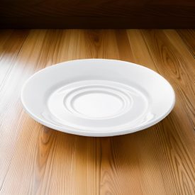 Leveses csészealj, 15,5 cm, porcelán, sorolható