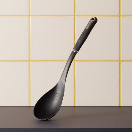 Szervírozókanál, 36 cm, gumírozott nyél, Let's Cook