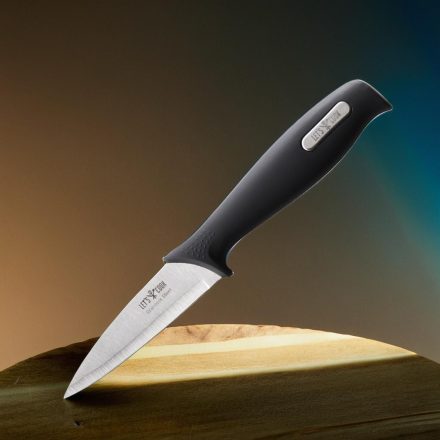 Hámozókés, 8,7 cm penge, gumírozott nyél, Let's Cook