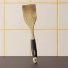 Fordítólapát, 30,5 cm, szilikon nyél, akácfa, Let's Cook