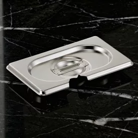 GN 1/9 fedő kanálkivágással, rozsdamentes