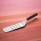 Fordítólapát, perforált, 20×7×38,5 cm, műanyag nyelű