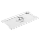 GN 1/3 fedő fülkivágással, rozsdamentes