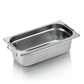 GN edény, 1/3 100 mm, 4 l, csúszófüllel, rozsdamentes